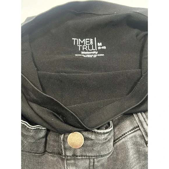 Motherhood Maternity Bundle Gray Jeans Brownish Pants Red Shirt M (8-10) - Picture 3 of 16